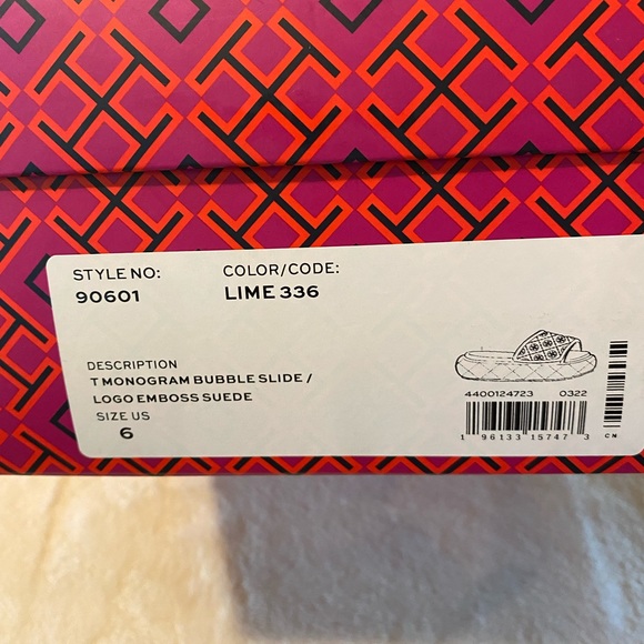 Tory Burch T Monogram Bubble Slide - Picture 9 of 9